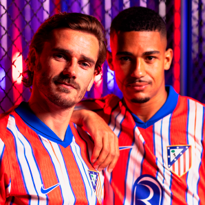 Nueva camiseta del Club Atlético de Madrid para la temporada 24-25.